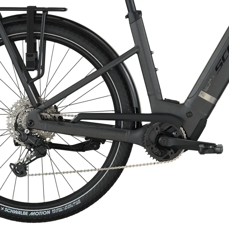 Scott Sub Sport 10 Wave E-Hybrid Bike in Cinder Grey-3