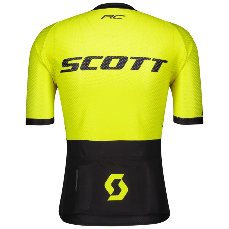 2021 Scott RC Team 20 Short Sleeve Shirt in Yellow-1