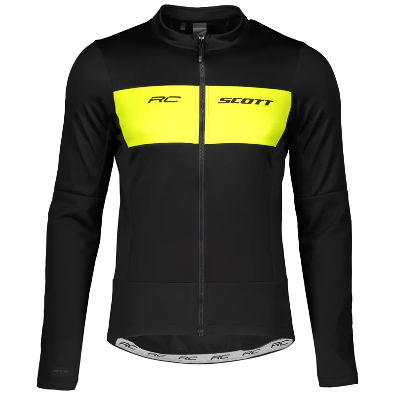  Scott Jacket M's RC Warm Hybrid WB black/sulphur yellow
