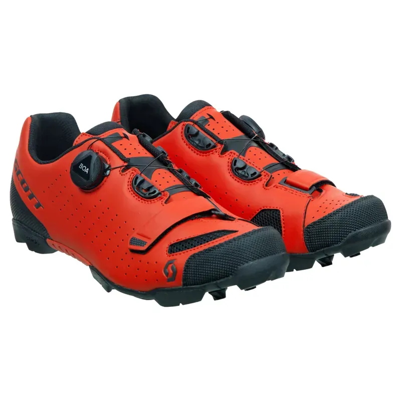 Scott MTB Comp Boa Shoes in Red-3