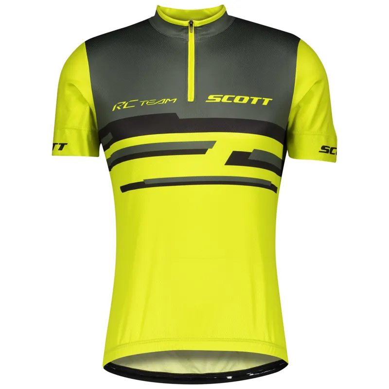 2021 Scott RC Team 20 Short Sleeve Shirt in Yellow