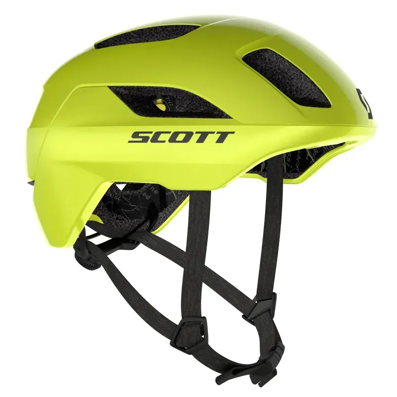 2022 Scott La Mokka Plus MIPS Helmet in Yellow