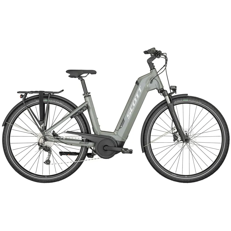 Scott Sub Active eRIDE 10 Electric City Bike in Grey