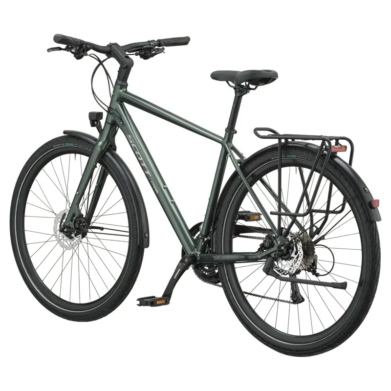 Scott Vitess 25 Hybrid Bike in Kelp Green-2