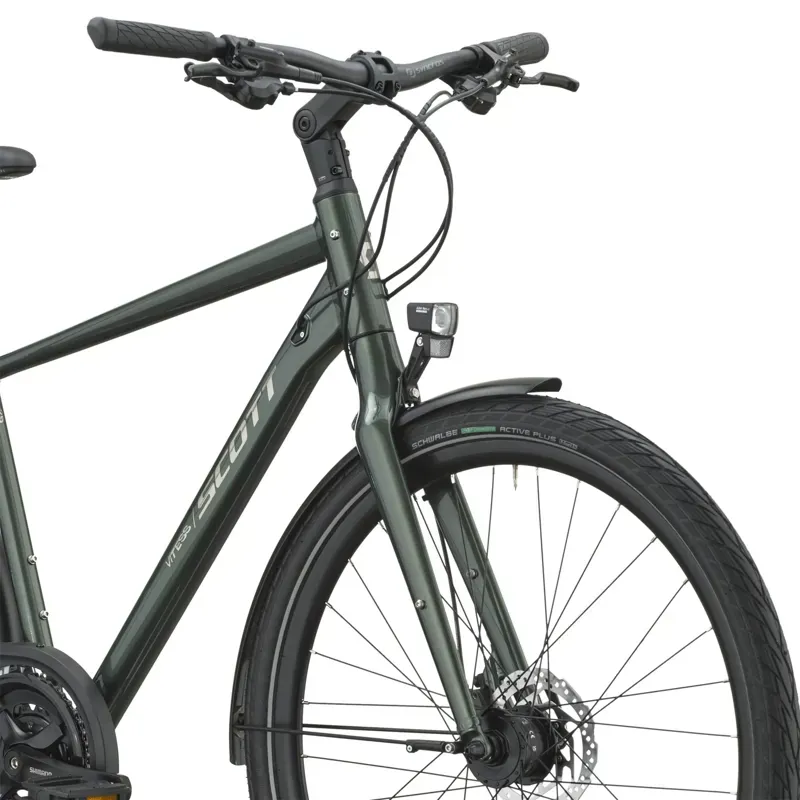 Scott Vitess 25 Hybrid Bike in Kelp Green-3