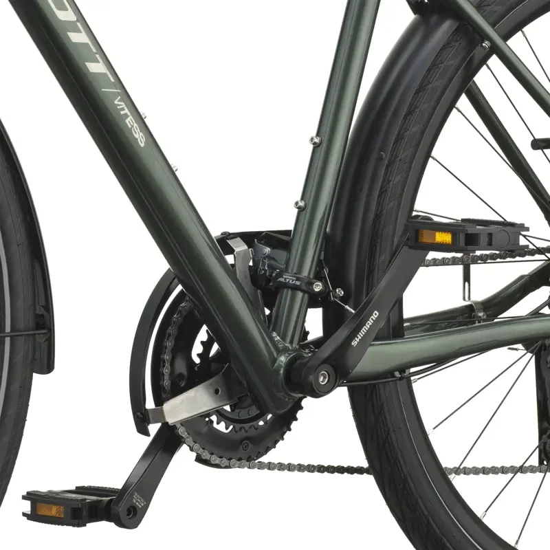 Scott Vitess 25 Hybrid Bike in Kelp Green-6