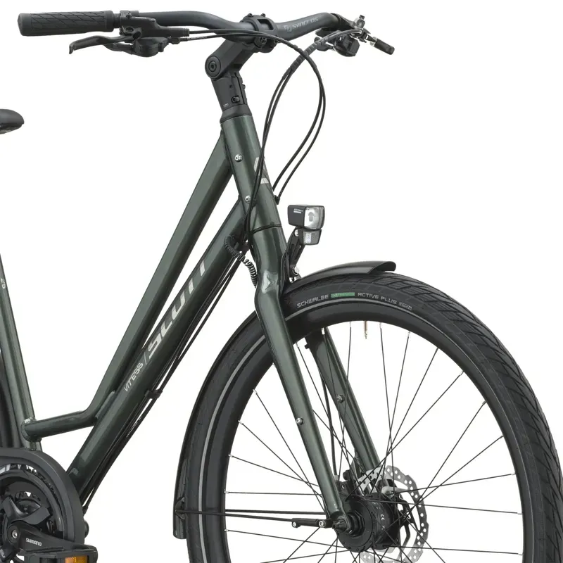 Scott Vitess 25 Wave Hybrid Bike in Kelp Green-3