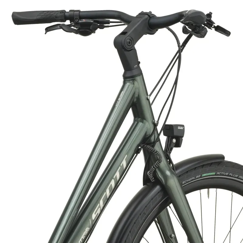Scott Vitess 25 Wave Hybrid Bike in Kelp Green-4