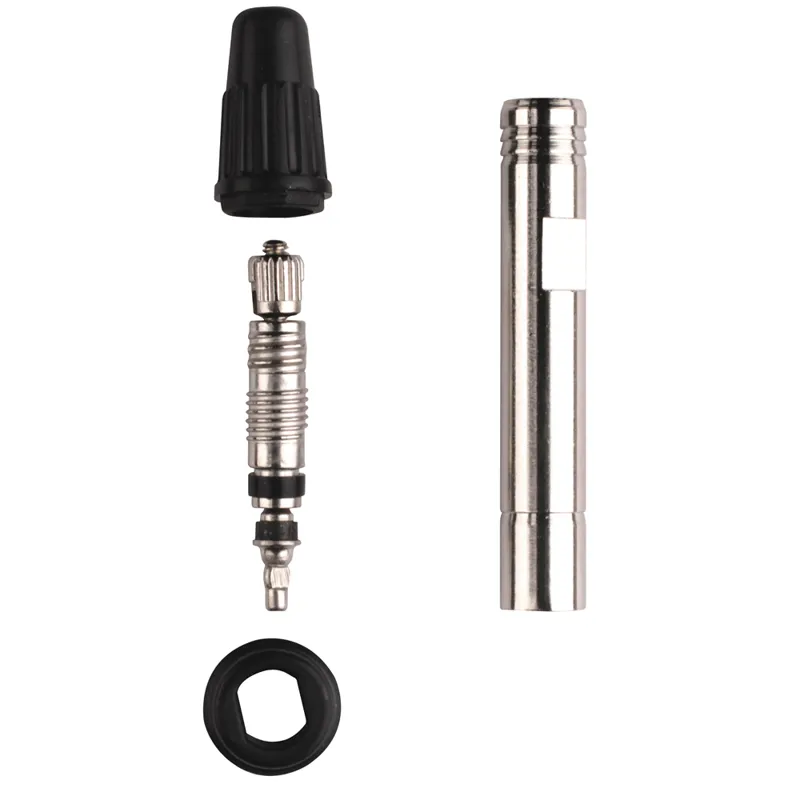 Weldtite Presta Cores, Caps and Remover in Silver