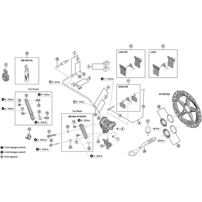 Shimano XT SM-RT81 Disc Brake Rotor Lock Ring + Washer in Black-1