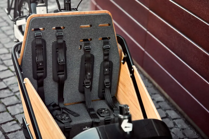 2021 Bergamont E-Cargoville LJ Edition Electric Cargo Bike in White-2