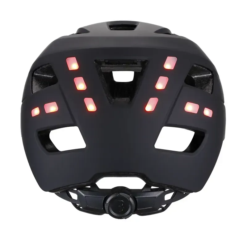 BBB BHE-162 District M/L Helmet w/LED Light in Black-2