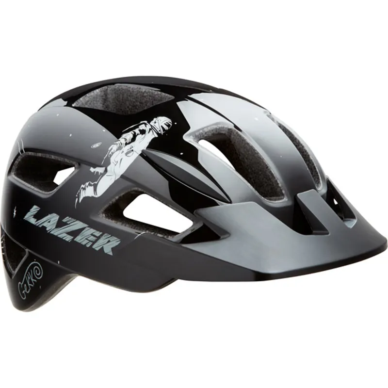 Lazer Gekko Spaceman UNI Helmet In Black