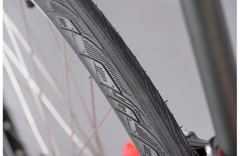 2021 Ridgeback Motion Hybrid Bike in Red-11