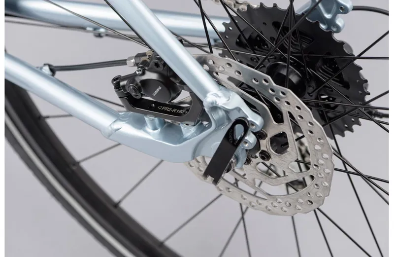 Ridegeback Vanteo Hybrid Bike in Blue -11