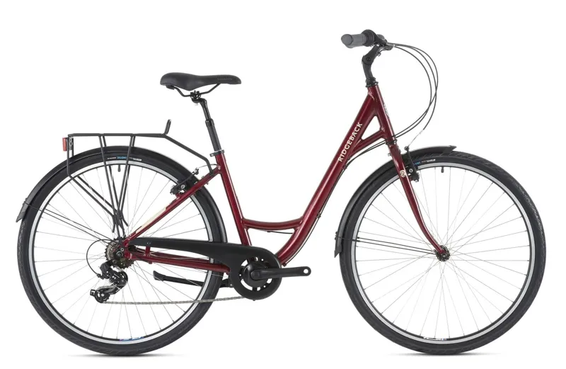 Ridgeback Avenida 6 Hybrid Bike in Red-1