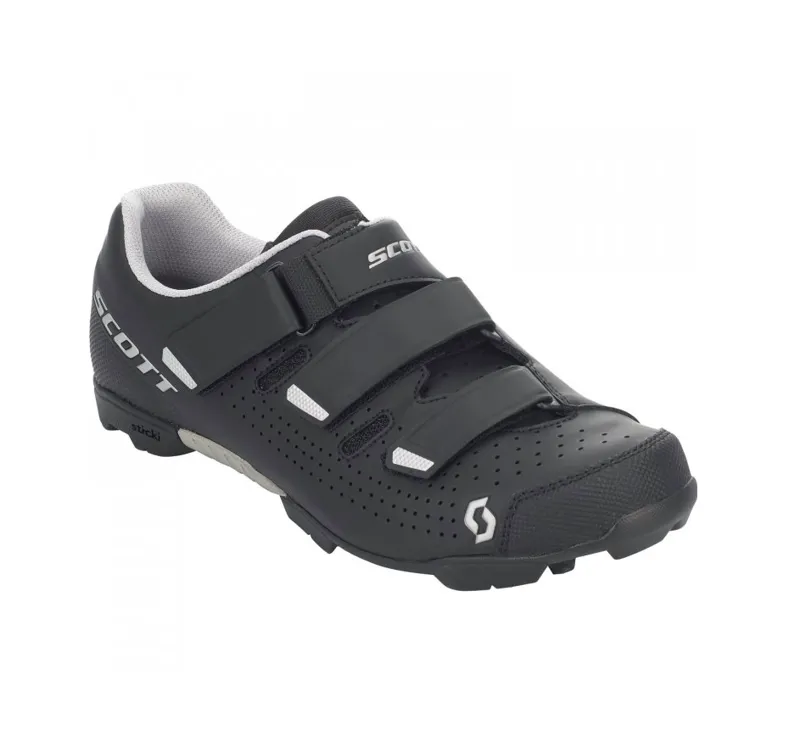 Scott Comp RS Mountain Bike Shoes in Matt Black/Silver