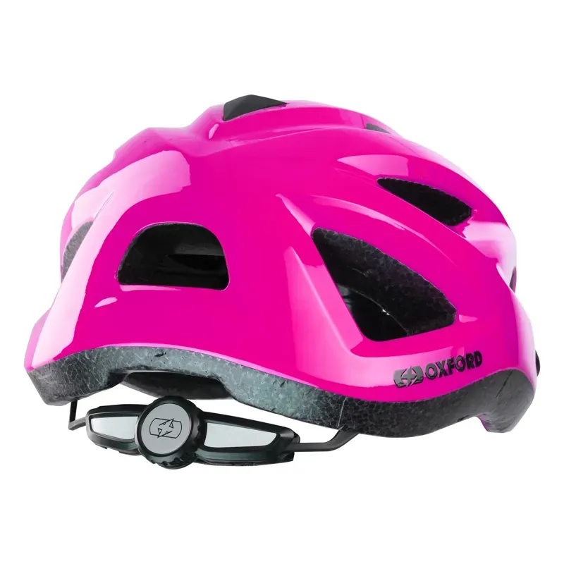 Oxford Zuno Junior Cycle Helmet in Gloss Pink-1