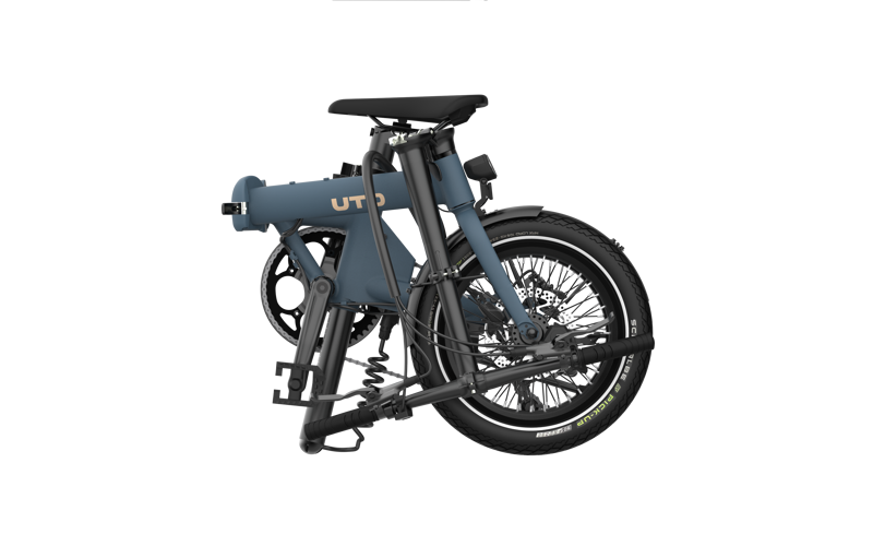 UTO OG16 folding e-bike Ocean Blue-3