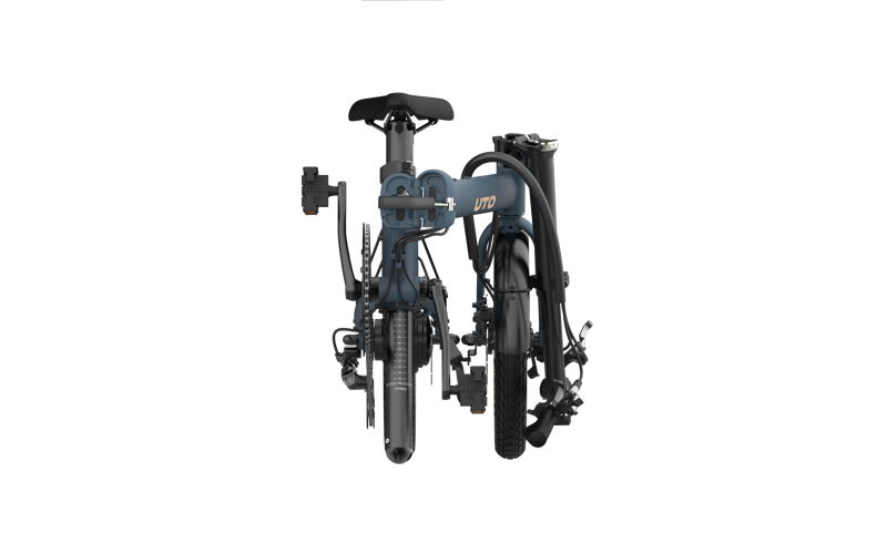 UTO OG16 folding e-bike Ocean Blue-2