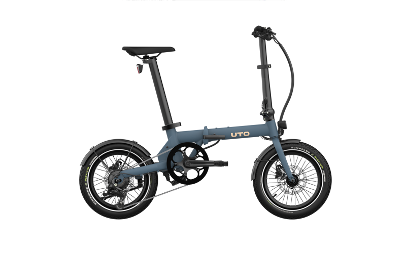 UTO OG16 folding e-bike Ocean Blue