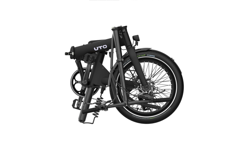 UTO OG20 folding e-bike Onyx Black-3