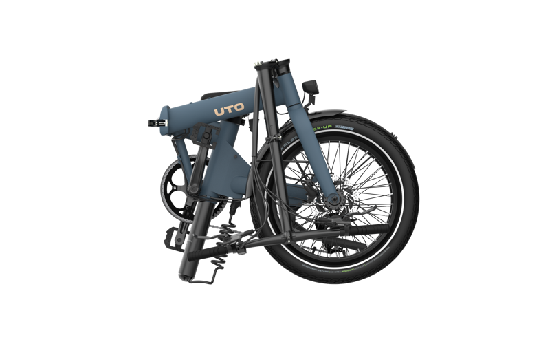UTO OG20 folding e-bike Ocean Blue-3