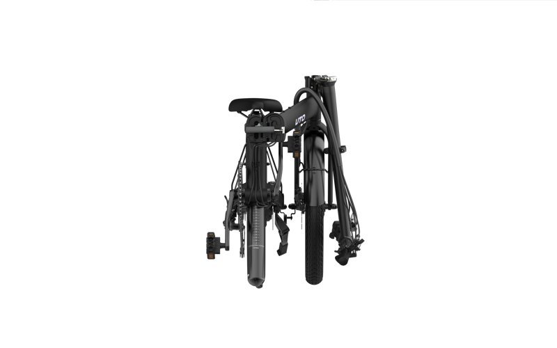 UTO OG20 folding e-bike Onyx Black-2