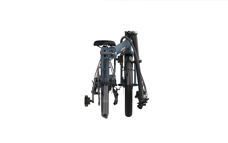 UTO OG20 folding e-bike Ocean Blue-2