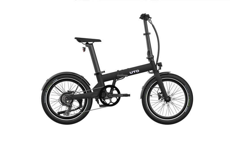 UTO OG20 folding e-bike Onyx Black
