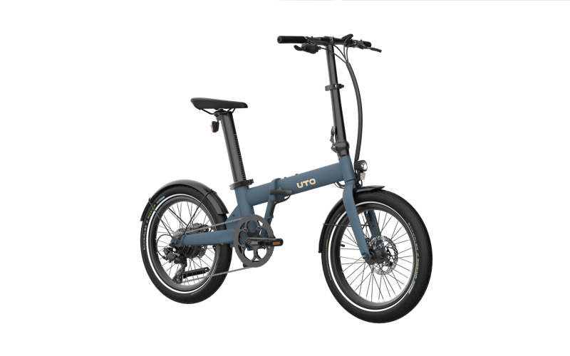 UTO OG20 folding e-bike Ocean Blue-1