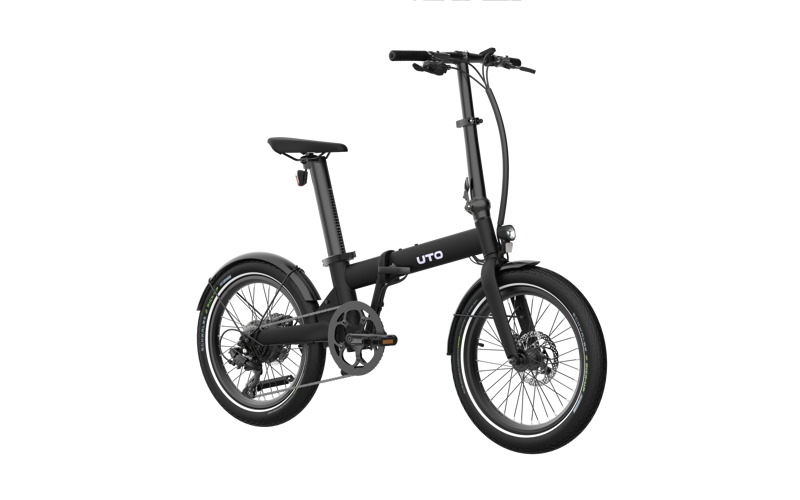 UTO OG20 folding e-bike Onyx Black-1