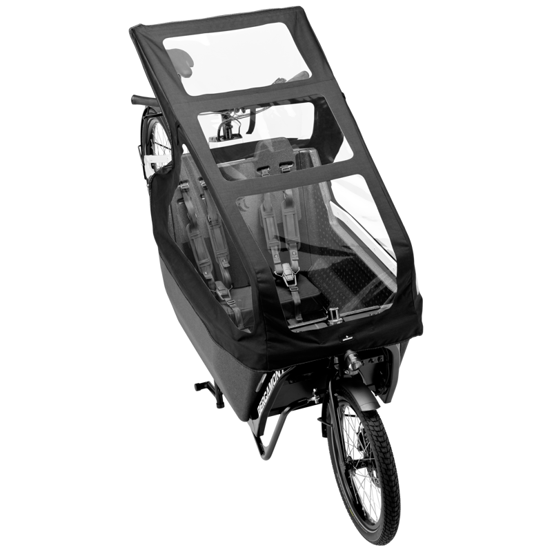 Bergamont LJ EPP Box Rain Canopy black 70cm-2