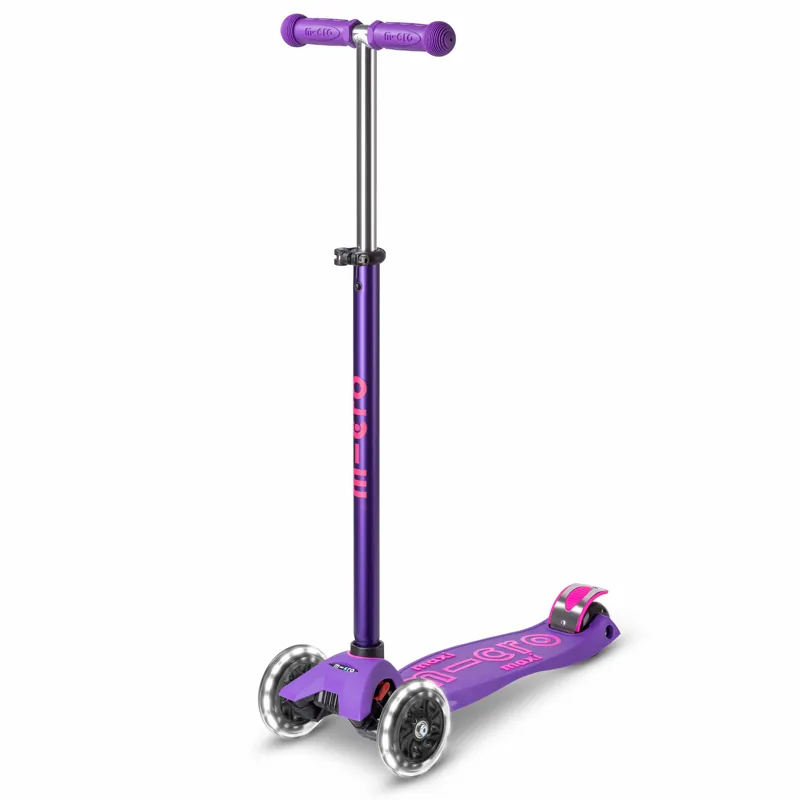 Micro-Scooter Maxi Deluxe LED Purple