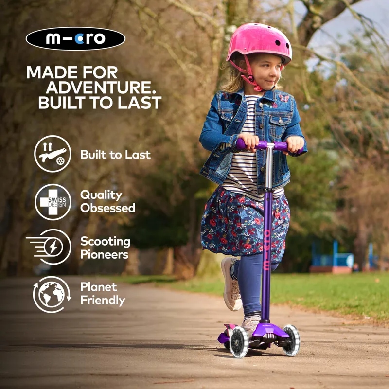 Micro-Scooter Maxi Deluxe LED Purple-4