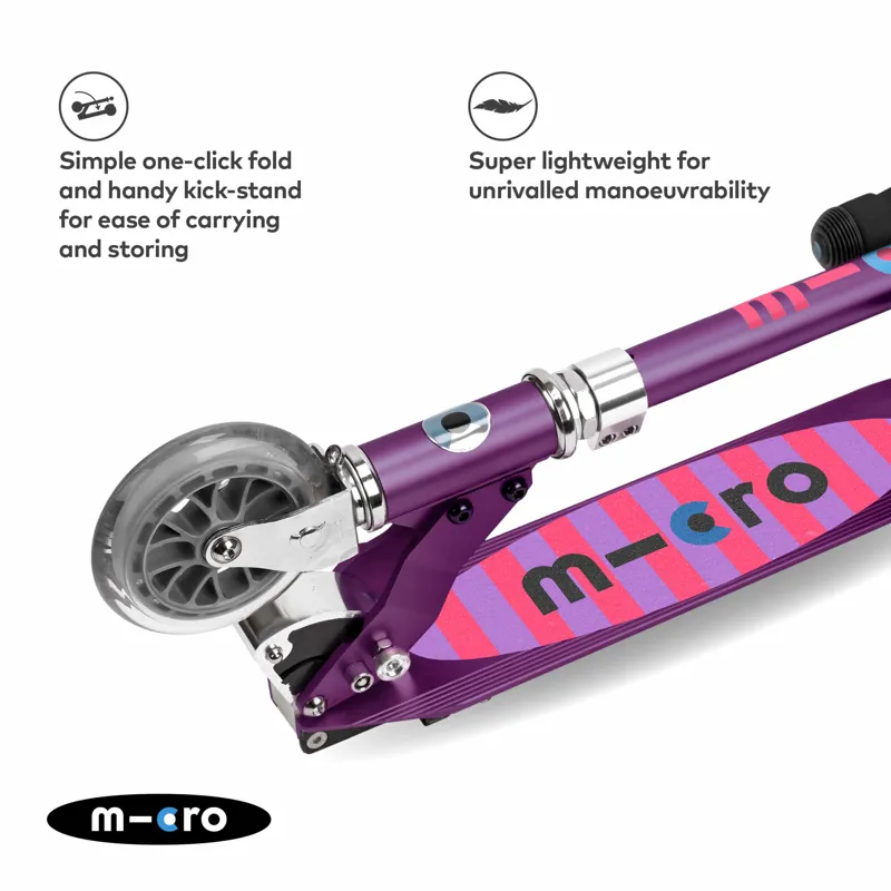 Micro-Scooter Stripe Classic Sprite Purple-2