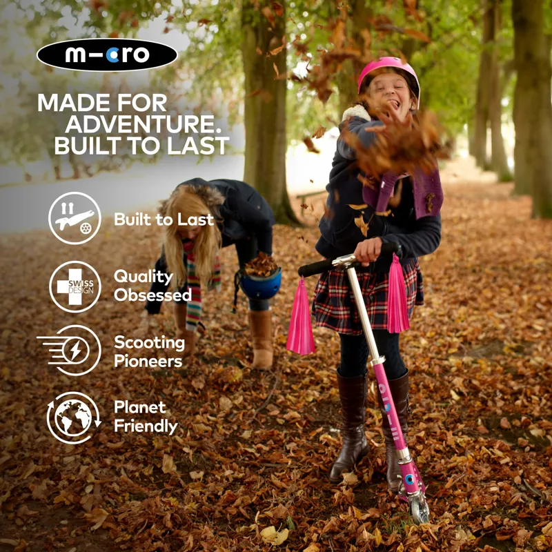 Micro-Scooter Stripe Classic Sprite Pink-4