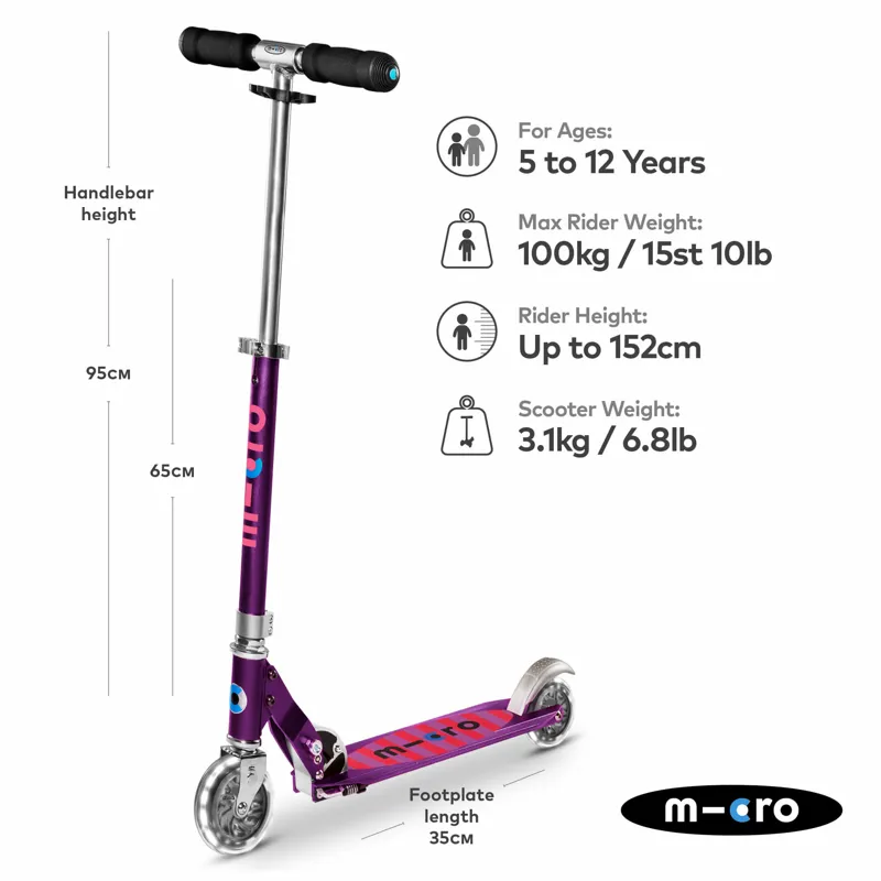 Micro-Scooter Sprite LED Purple-1