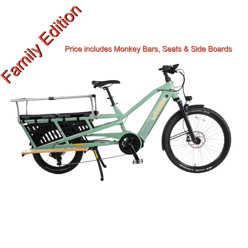 Yuba Spicy Curry+ Longtail Electric Cargo Bike Lunar Family Edition 