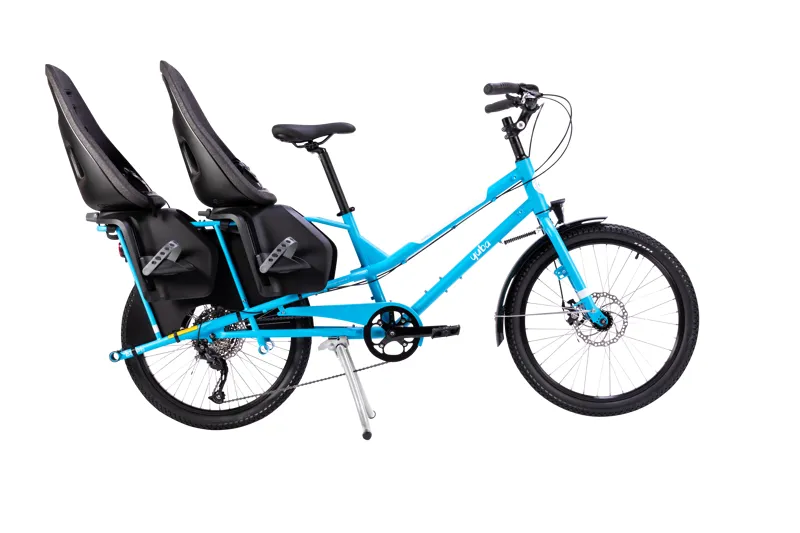 YUBA Kombi cargo bike blue-3