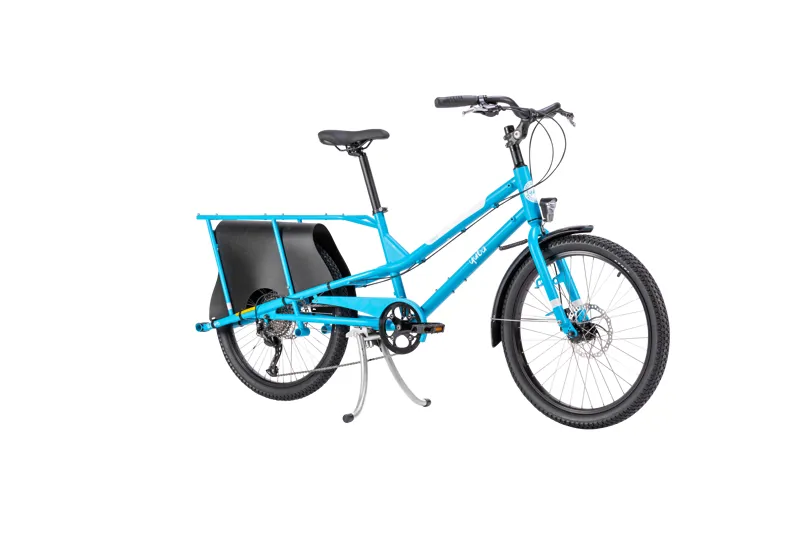 YUBA Kombi cargo bike blue-2