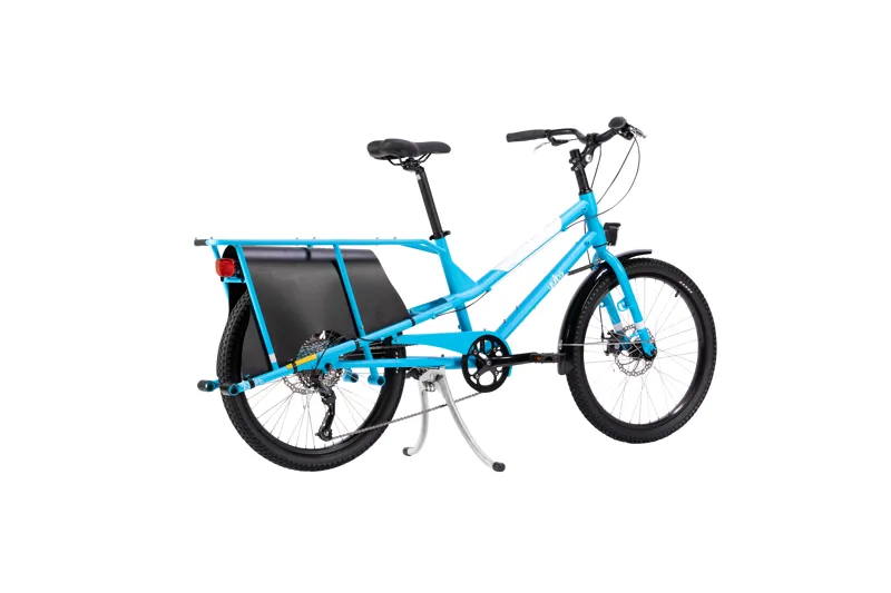 YUBA Kombi cargo bike blue-1