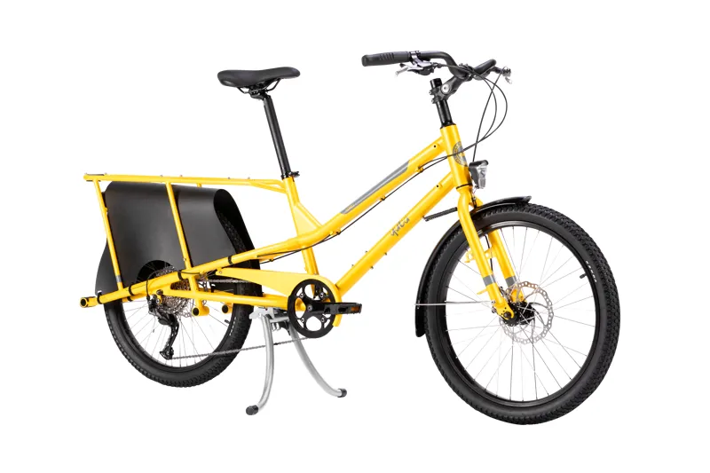 YUBA Kombi cargo bike yellow-2