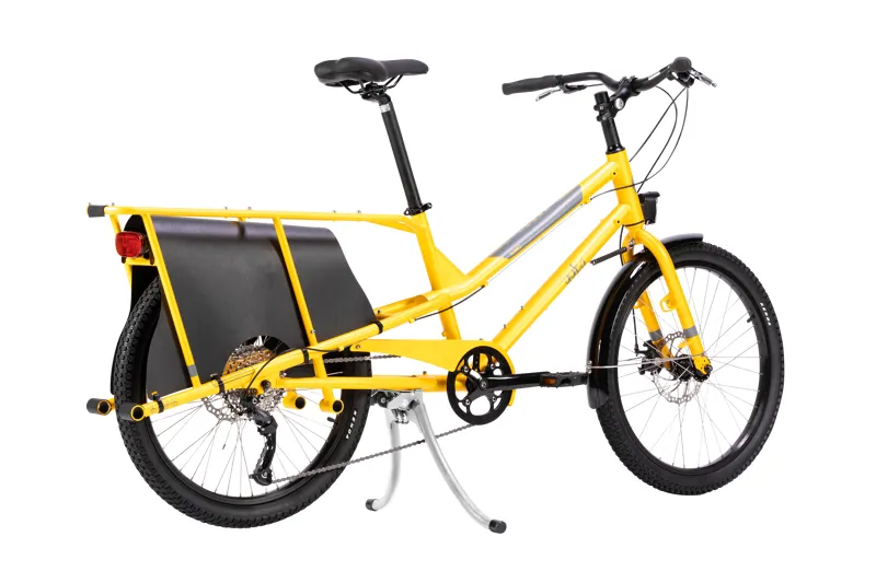 YUBA Kombi cargo bike yellow-4