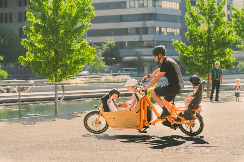 YUBA Supercargo CL Orange Family Edition Edition Electric Cargo Bike-1