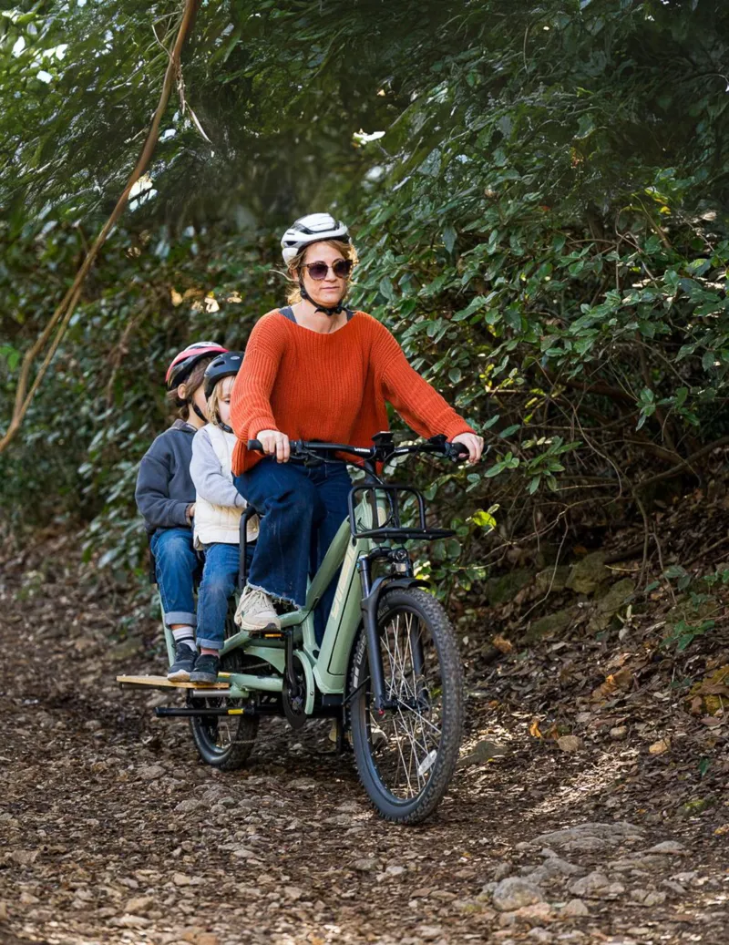 Yuba Spicy Curry+ Longtail Electric Cargo Bike Lunar-5