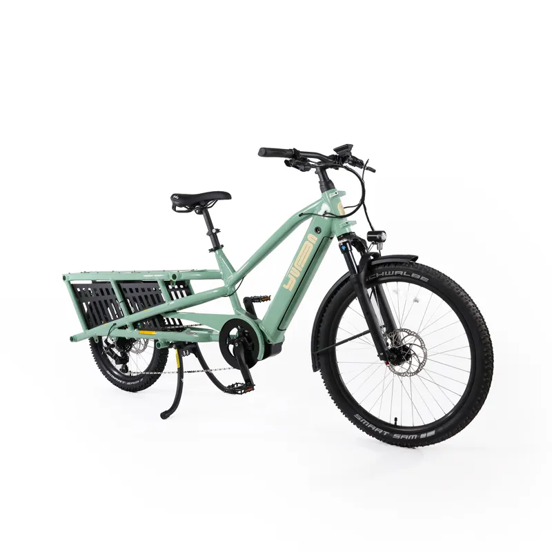 Yuba Spicy Curry+ Longtail Electric Cargo Bike Lunar-1