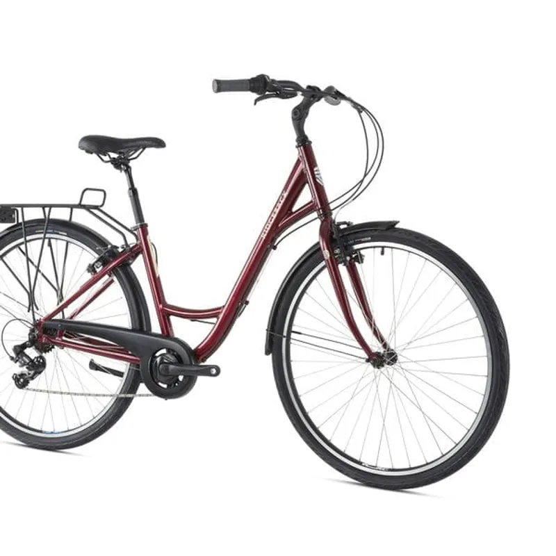 Ridgeback Avenida 6 Hybrid Bike in Red