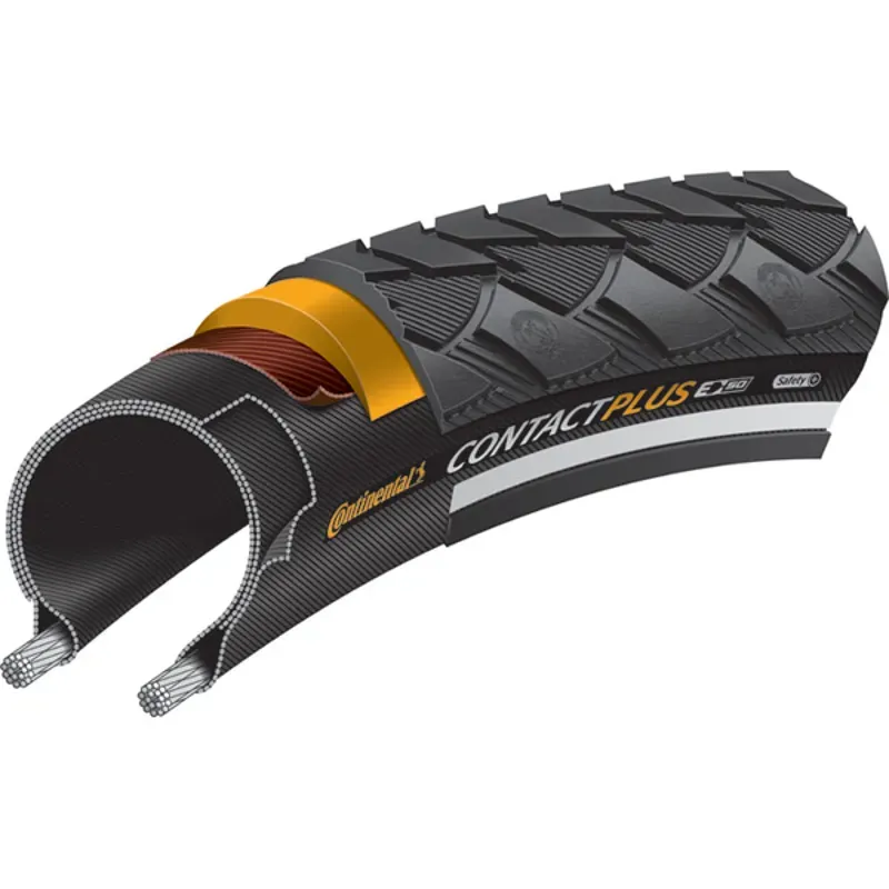 CONTINENTAL CONTACT PLUS 700x28C REFLEX WIRE ON