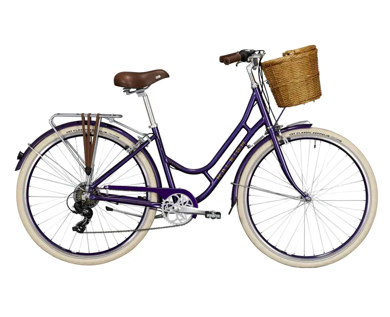 Raleigh Willow Womens City Bike Purple 19